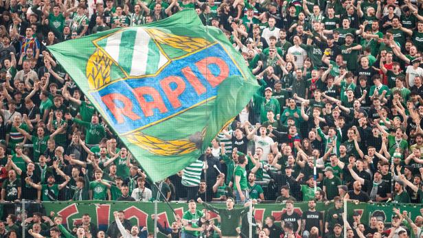FUSSBALL: CONFERENCE LEAGUE / VIERTELFINALE / RÜCKSPIEL: SK RAPID - DJURGARDENS IF.