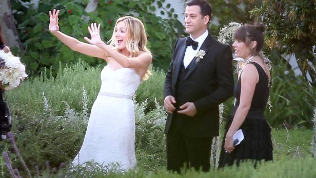 Staraufgebot auf Jimmy Kimmels Hochzeit