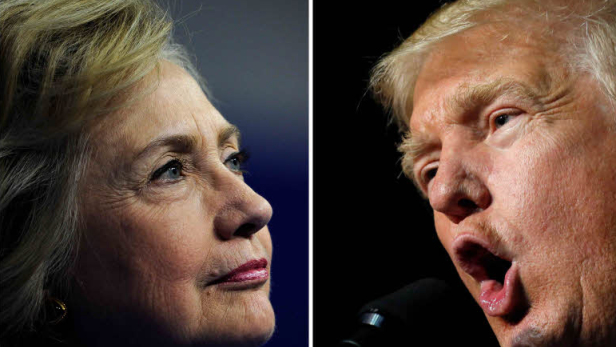 Trump vs. Clinton: Das Duell der Titanen