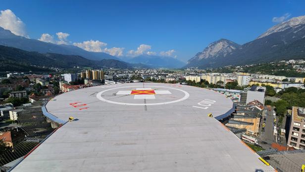 Hubschrauberlandeplatz wieder in Betrieb