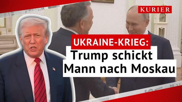 Ultimatum für Ukraine-Krieg-Ende: Trump schickt Witkoff nach Russland