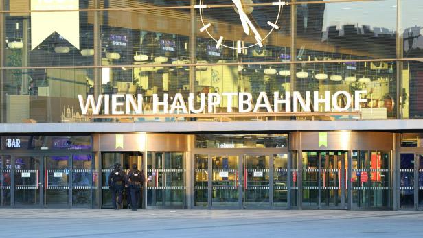 Der Hauptbahnhof von Wien.