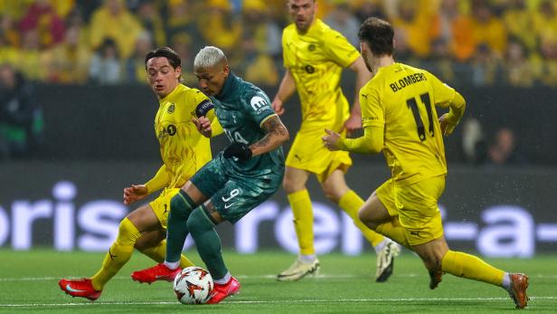 Fußballspieler von Bodø/Glimt und Tottenham im Halbfinale der UEFA Europa League.