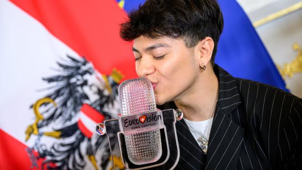 69th Eurovision Song Contest winner JJ meets Austrian Chancellor Stocker