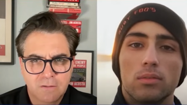 Jim Acosta und Joaquin Oliver
