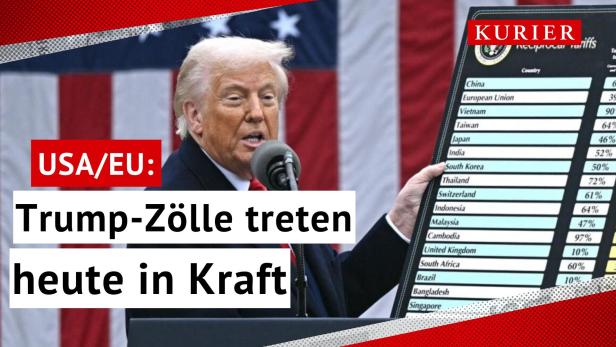 Trump-Zölle treten heute in Kraft – EU ging von morgen aus