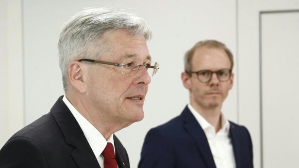 PK SPÖ KÄRNTEN NACH DEM LANDESPARTEIVORSTAND: KAISER / SUCHER