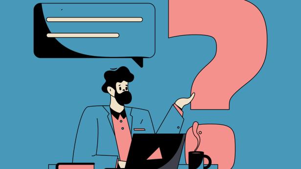 Communicate with consultants flat vector character concept operation hand drawn illustration