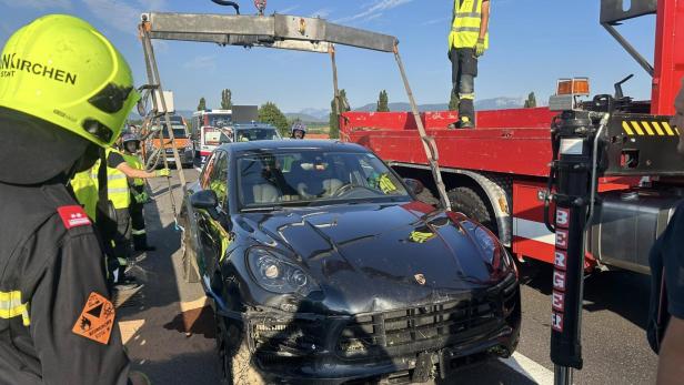 Porsche ohne Fahrer gefunden