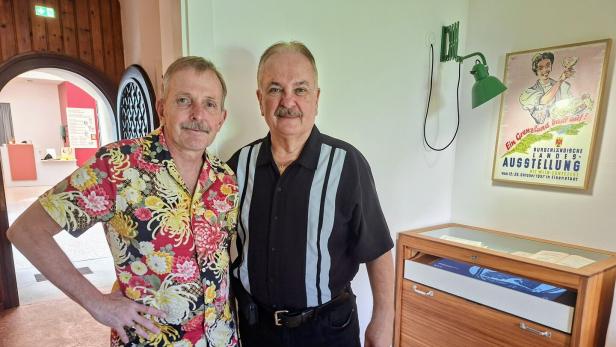 Fred Knarr und Tom Koch (vo re.), Stadtvilla Eisenstadt