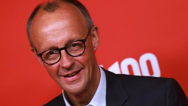 BILD 100 - German newspaper BILD invites 100 German leading personalities Deutschlands Bundeskanzler Friedrich Merz (CDU)