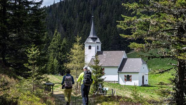 Wallfahrtskirche Maria Schnee auf der Gleinalpe.