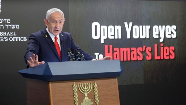 Israeli Prime Minister Benjamin Netanyahu's press conference in Jerusalem