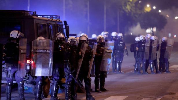 Anti-government protest in Belgrade