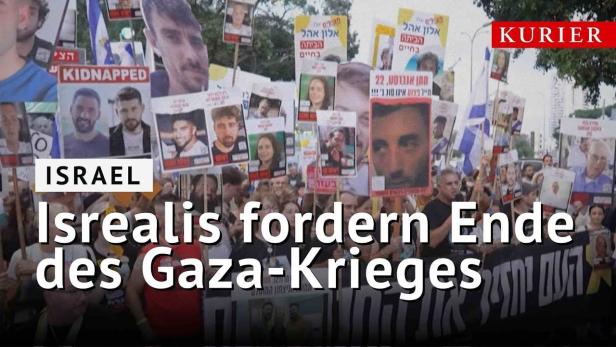 Israel: Zehntausende Menschen fordern ein Ende des Krieges