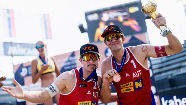 Tim Berger Timo Hammarberg Beachvolleyball Baden