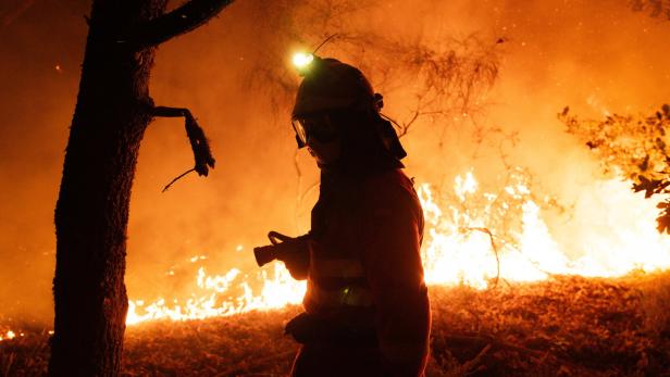 Forest fires in Spain