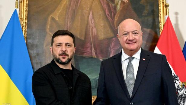 UKRAINISCHER PRÄSIDENT SELENSKYJ IN ÖSTERREICH:  SELENSKYJ/STOCKER