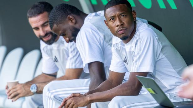 David Alaba saß beim ersten Saisonspiel von Real Madrid nur auf der Ersatzbank