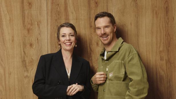 Die Schauspieler Olivia Colman und Benedict Cumberbatch
