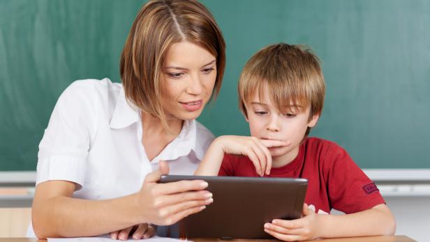 Teaching with tablet