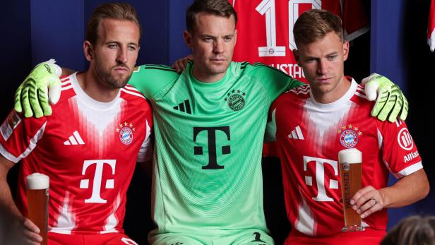 Die Bayern-Stars Harry Kane, Manuel Neuer und Joshua Kimmich kommen nach Tirol