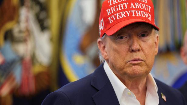 US-Präsident Donald Trump im Weißen Haus.