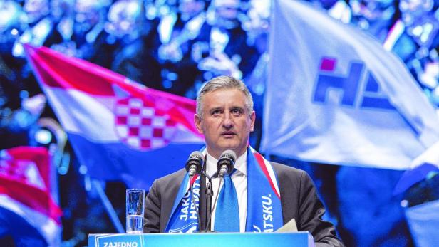 Herausforderer: Chef der konservativen HDZ-Partei, Tomislav Karamarko (56).
