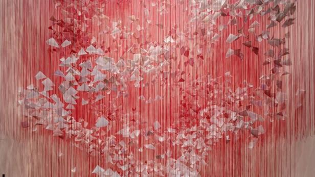 Chiharu Shiota, Letters of Love, 2022