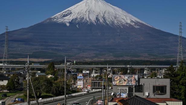 Der japanische Berg Fuji
