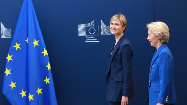 Prime Minister of Iceland Kristrun Frostadottir visits EU institutions in Brussels