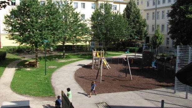 Minna-Lachs-Park in Wien-Mariahilf