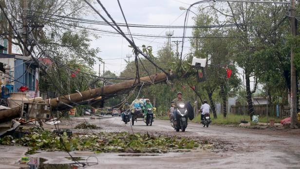 Aftermath of Typhoon Kajiki in Vietnam