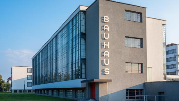 Ein Bauhaus-Gebäude