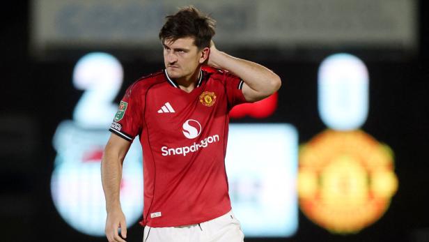 Fassungslos: Harry Maguire von  Manchester United