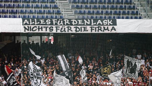 Gegen Salzburg konnte der LASK auf die Unterstützung seiner Fans bauen. 