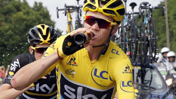 Schwer verletzt: Chris Froome.