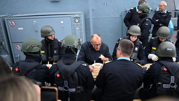 German Chancellor Merz visits German Navy in the Baltic Sea