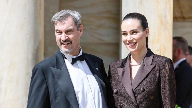 Markus Söder und Gloria-Sophie Burkandt