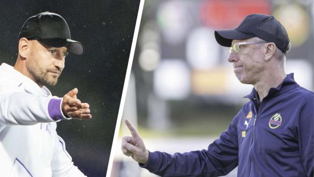 Austria-Trainer Helm und Rapid-Coach Stöger