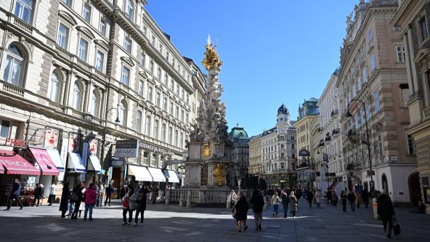 ++ THEMENBILD ++ WIEN-WAHL: LÄNDERPORTRÄT WIEN: GRABEN Einkaufen in Wien am Graben.