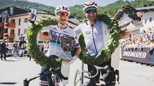 Janine Meyer und Daniel Federspiel waren beim Ötztaler Radmarathon die Schnellsten