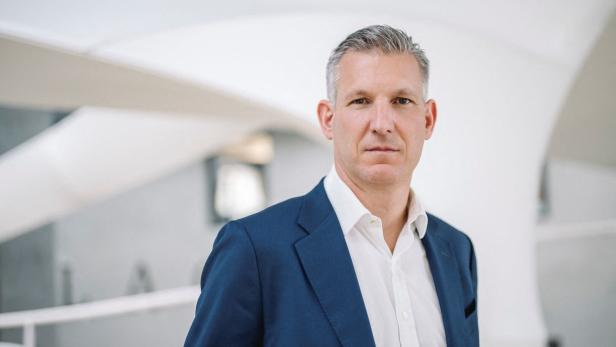 Philipp Navratil, CEO of Nestle Nespresso S.A., poses for a photo