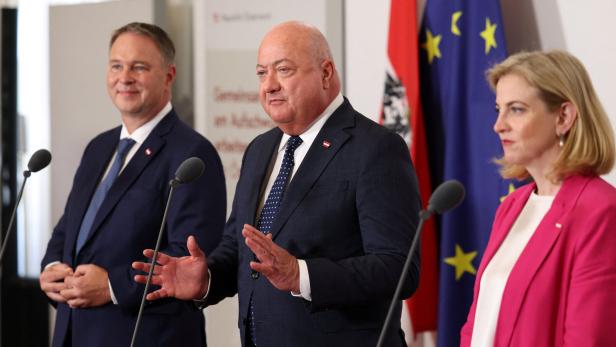 Chancellor Stocker, Vice Chancellor Babler and Foreign Minister Meinl-Reisinger address the media in Vienna Chancellor Stocker, Vice Chancellor Babler and Foreign Minister Meinl-Reisinger address the media in Vienna