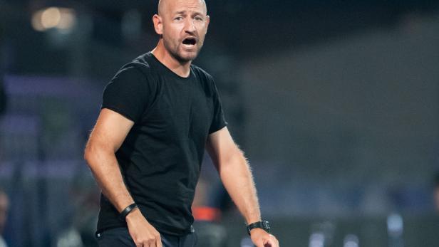 FUSSBALL: CONFERENCE LEAGUE / QUALIFIKATION / 3. RUNDE / RÜCKSPIEL: FK AUSTRIA WIEN - BANIK OSTRAVA Vergangene Saison fast Meister: Austria-Trainer Stephan Helm