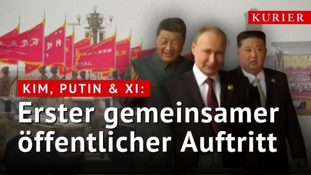 Mit Diktator Kim und Putin: Xi demonstriert mit Militärparade Macht