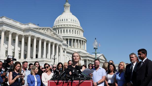 Members of U.S. Congress and Epstein victims hold press conference in Washington Members of U.S. Congress and Epstein victims hold press conference in Washington