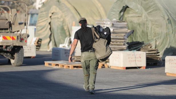Ein israelischer Reservist am 2. September 2025 im Süden Israels.