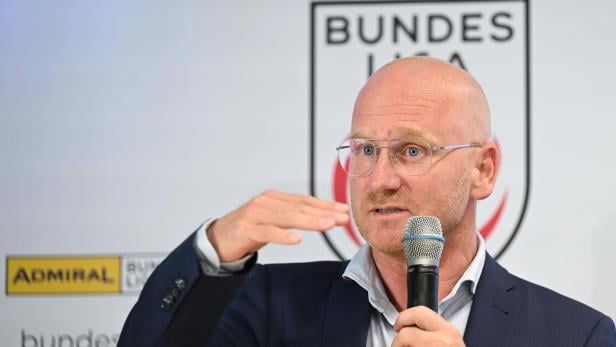 FUSSBALL-BUNDESLIGA: PK BUNDESLIGA-SAISONFAZIT 2024/25: EBENBAUER Bundesliga-Vorstand Christian Ebenbauer