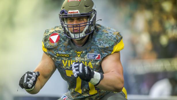 Lukas Holub von den Vienna Vikings Lukas Holub von den Vienna Vikings